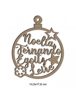 Bola de Navidad redonda grande