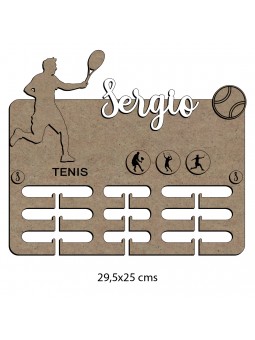 Medallero tenis masculino