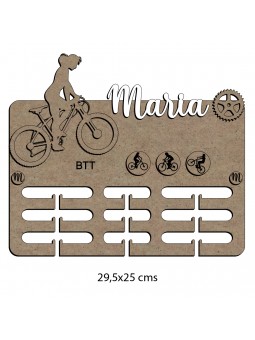 Medallero BTT femenino