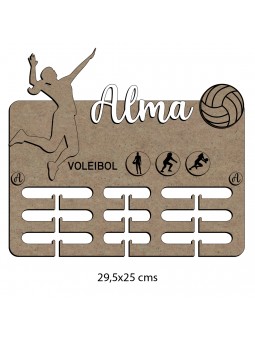 Medallero voleibol femenino