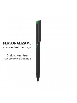 Bolígrafo aluminio negro 6030