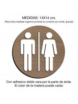 Modelo 1 wc hombres y mujeres