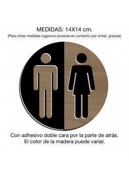 Modelo 3 wc hombres y mujeres