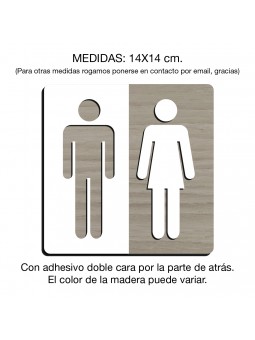 Modelo 4 wc hombres y mujeres