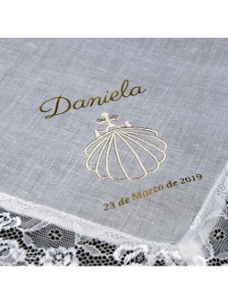 Pañuelo bautizo personalizado
